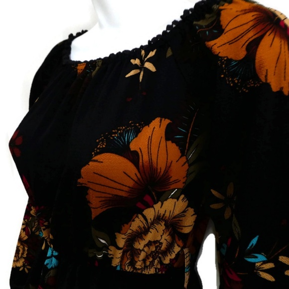 Yoins Romper Skort Floral Pom Poms Long Sleeve XXS - Picture 5 of 7